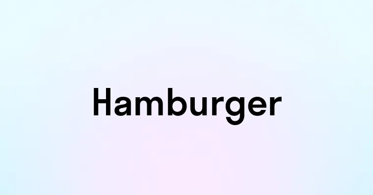 Hamburger