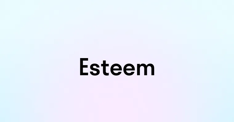 Esteem