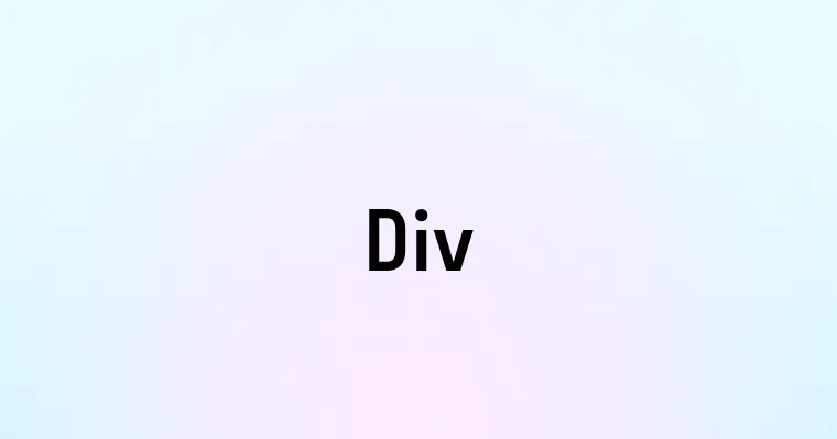 Div