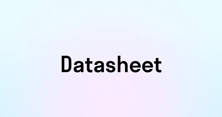 Datasheet