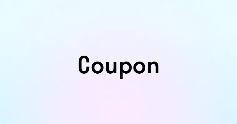 Coupon