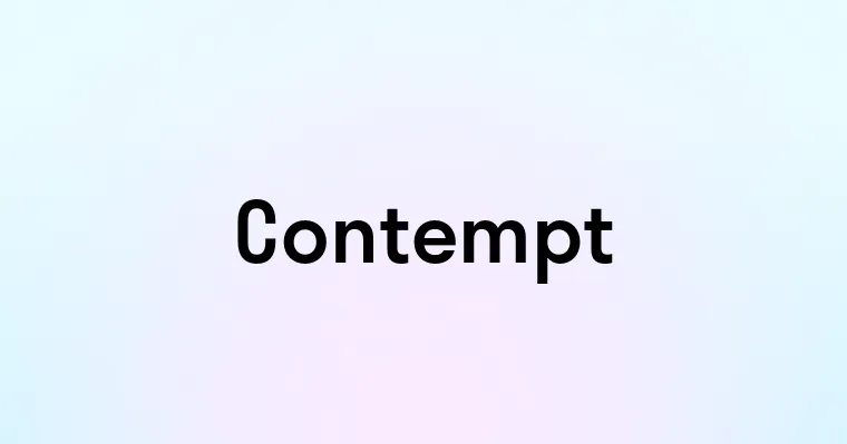 Contempt