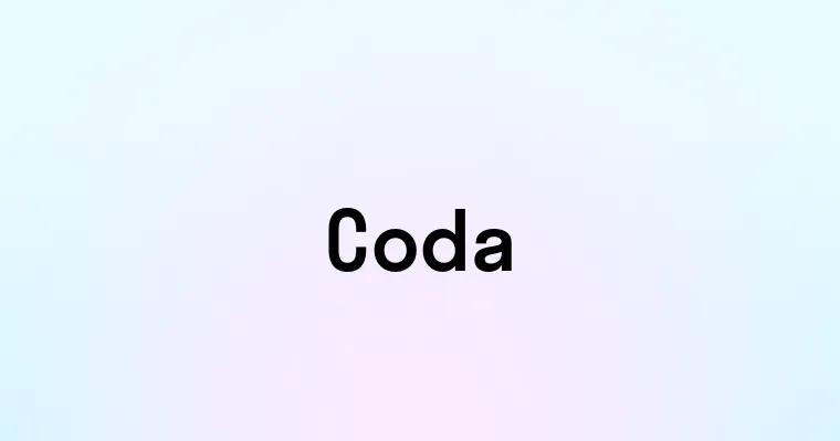 Coda