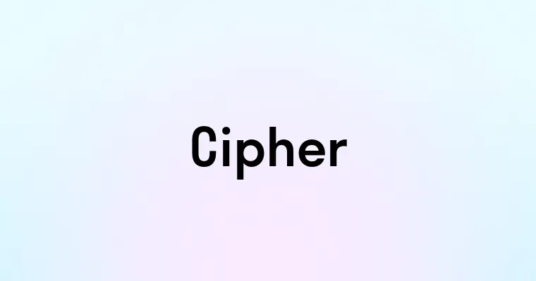 Cipher