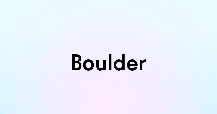 Boulder