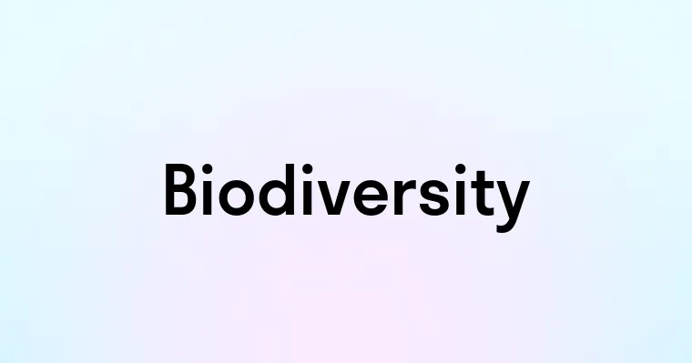 Biodiversity