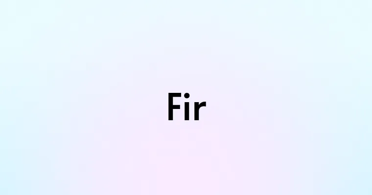 Fir