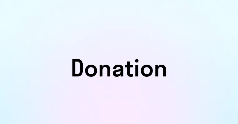 Donation