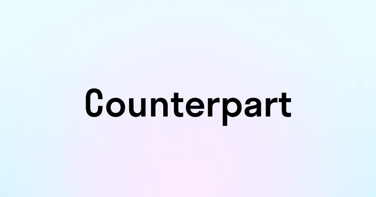 Counterpart