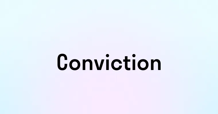 Conviction