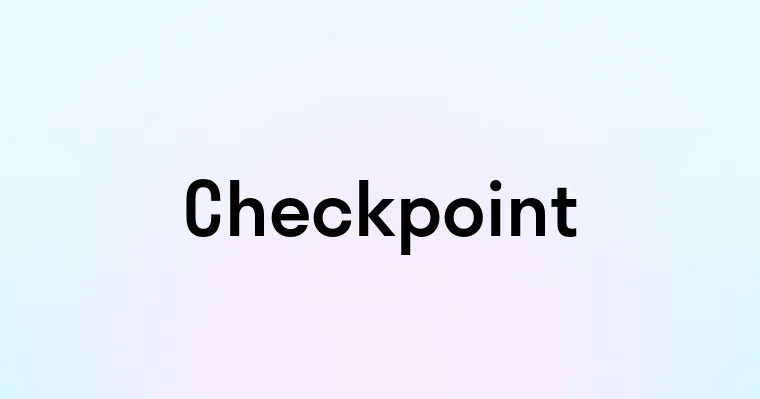 Checkpoint