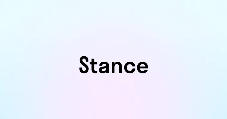 Stance