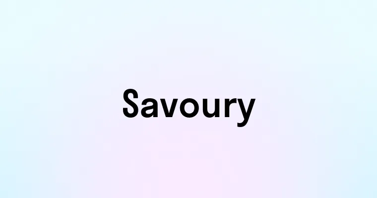 Savoury