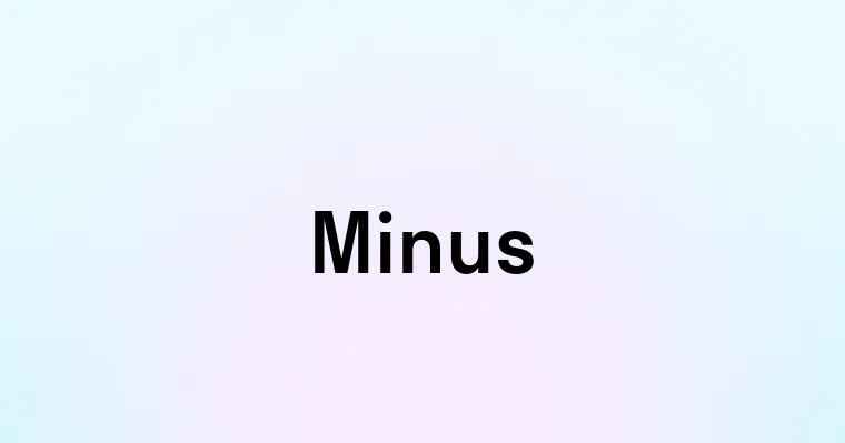 Minus