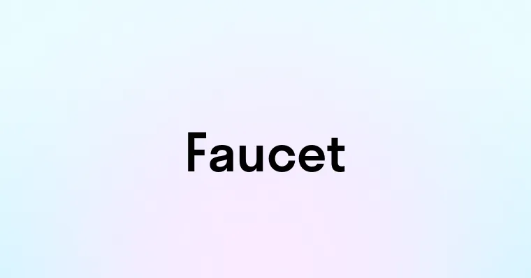 Faucet