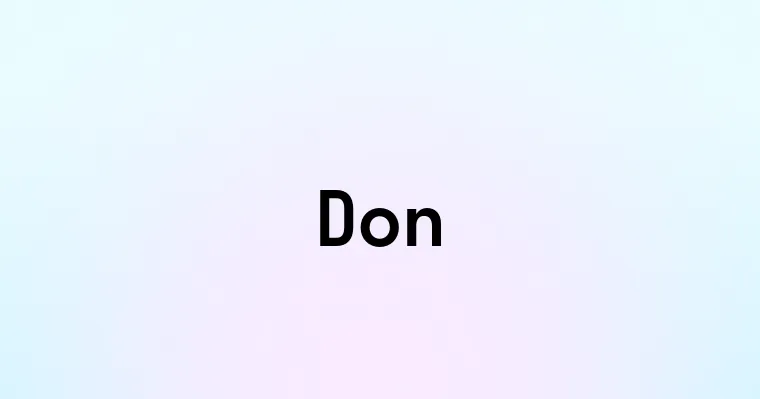 Don