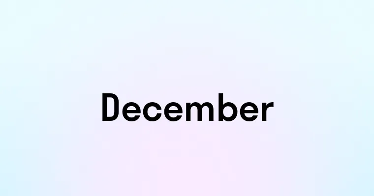 December