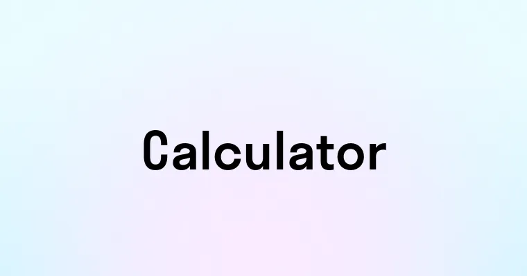 Calculator