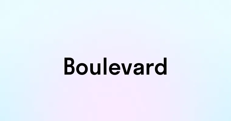 Boulevard