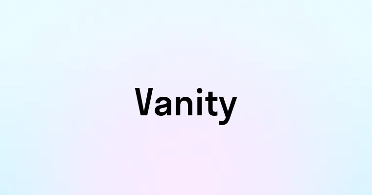 Vanity