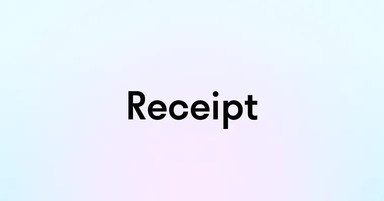 Receipt