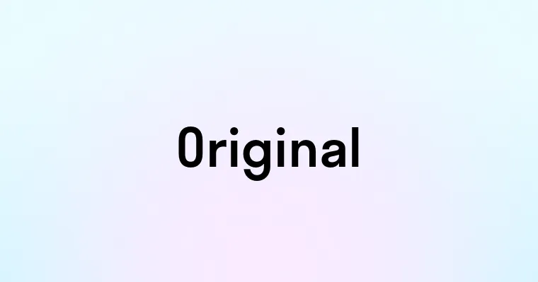 Original