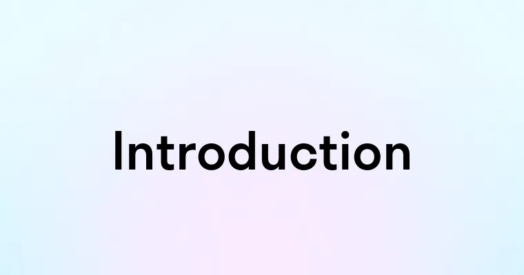 Introduction