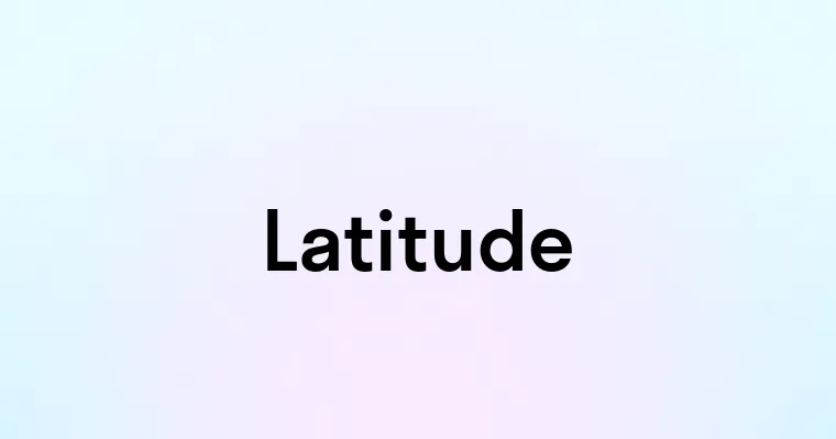 Latitude