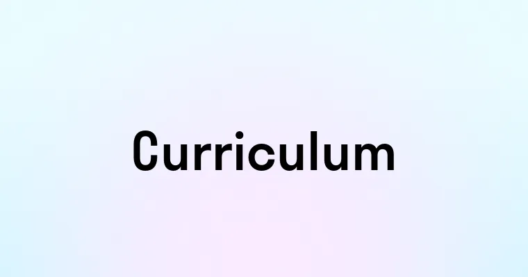 Curriculum