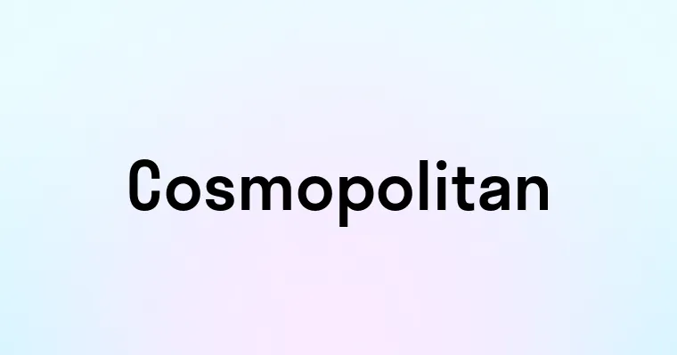 Cosmopolitan