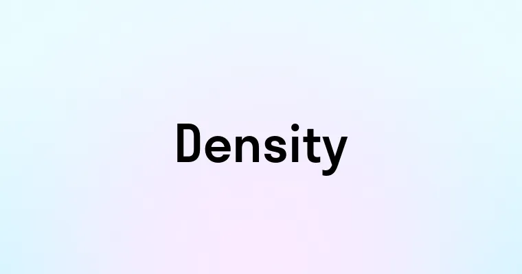 Density