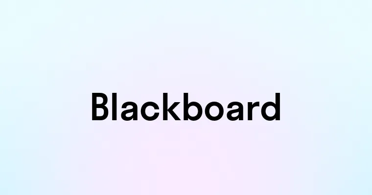 Blackboard