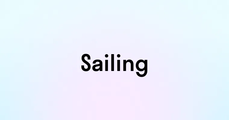 Sailing