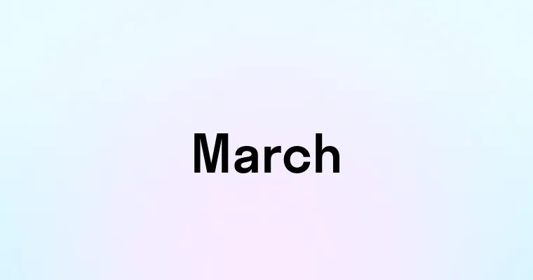 March