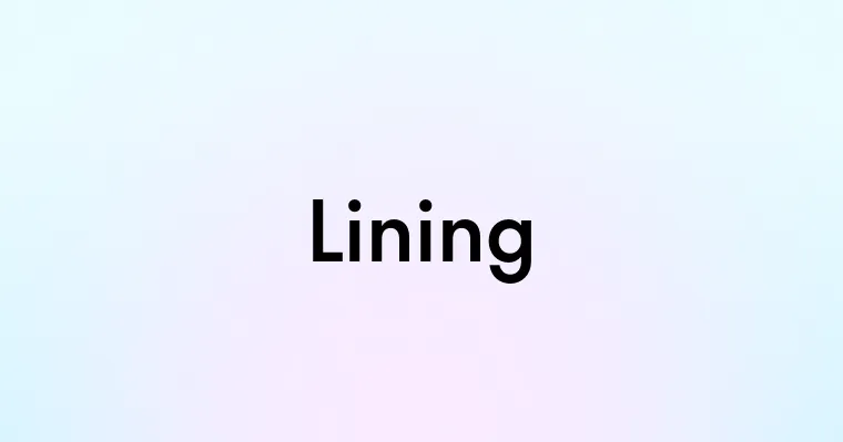 Lining