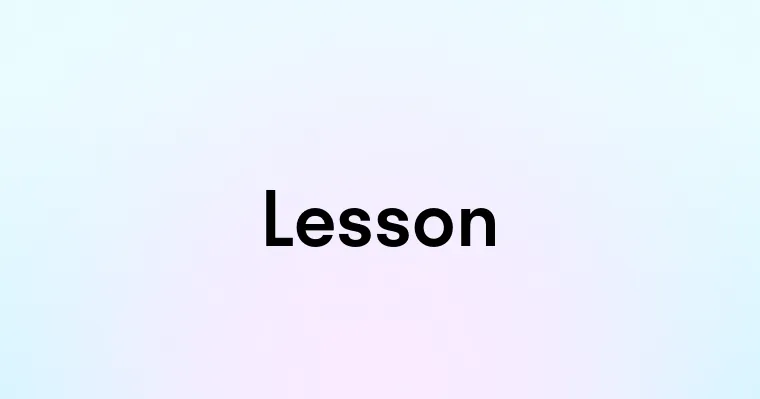 Lesson