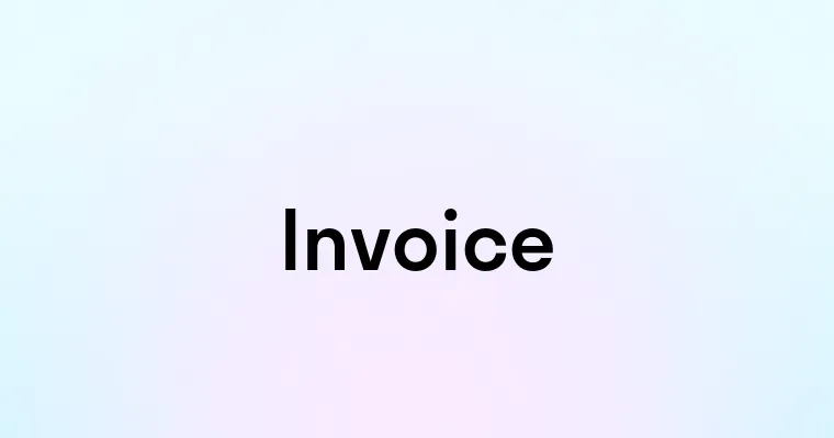 Invoice