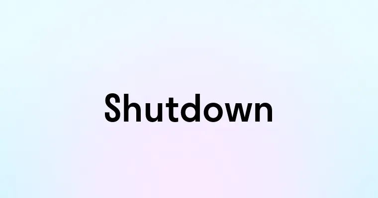 Shutdown