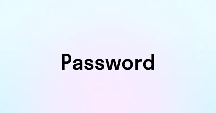 Password