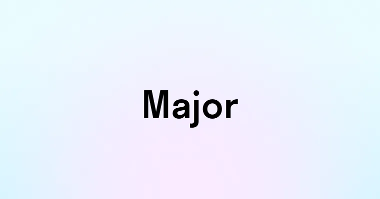 Major