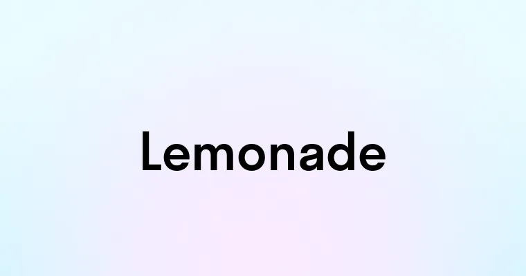 Lemonade