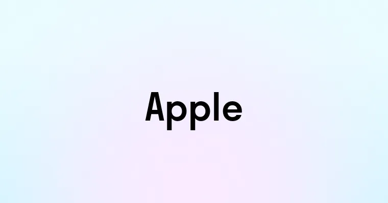 Apple