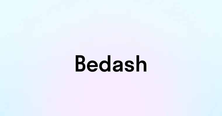 Bedash