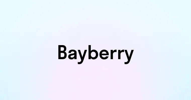 Bayberry