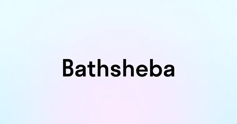 Bathsheba