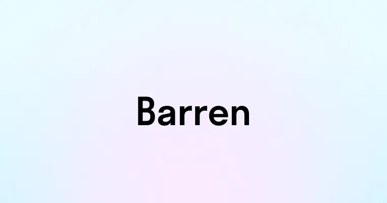 Barren