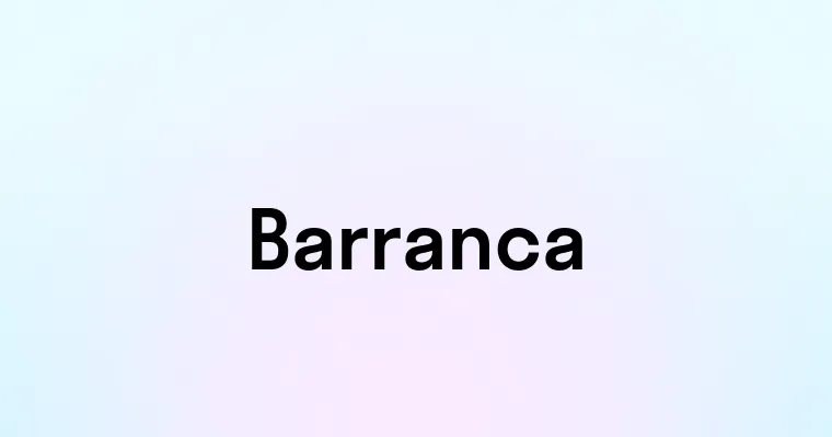 Barranca