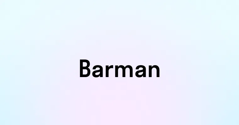 Barman