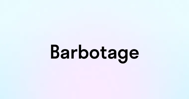 Barbotage