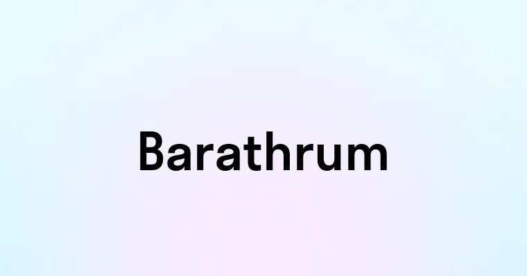 Barathrum